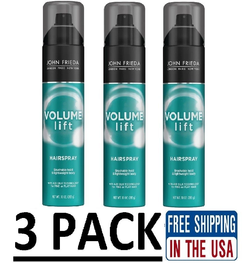 (3 PACK) John Frieda Volume Lift Hairspray for Fine or Flat  Hair, 10 oz (283 g) - Image 1 of 4