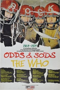 The Who ODDS AND SODS Original poster for the 1974 album #125091 - Picture 1 of 1