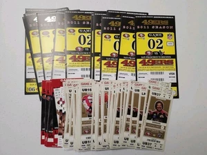 (2007-2011) San Francisco 49ers Ticket Stub Lot Of (92) - Picture 1 of 8