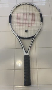 Wilson Hyper Hammer 6 Graphite H6 Oversize 110SQ in Tennis Racquet 4 1/2 - Picture 1 of 13