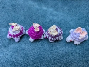 Turtle Lavender Sachets French Lavender Set 4 Handmade Crochet Turtles Gifts - Picture 1 of 23