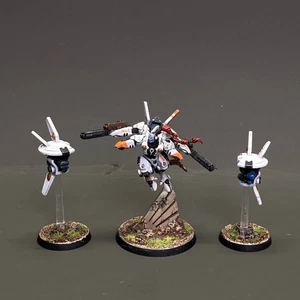 Pro Painted Commander Shadowsun Warhammer 40K Tau Empire Dynamic Pose Display - Picture 1 of 8