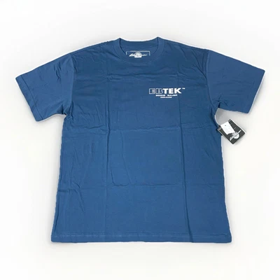 Camiseta Eddie Bauer EBTEK A$AP Mundial Talla Mediana Azul Nueva con Etiquetas Foto 1 de 4