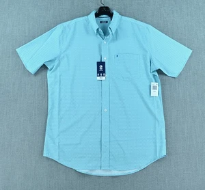 Izod Shirt Men's LT Breeze Performance Short Sleeve 4-Way Stretch Cooling NWT - Picture 1 of 9
