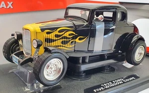 Motor Max 1/18 Scale Model Car 73171 - 1932 Ford Five Window Coupe - Black - Bild 1 von 5