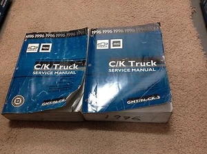 1996 Chevy Suburban Tahoe Silverado GMC Yukon C/K Truck Service Shop Manual Set - Picture 1 of 8