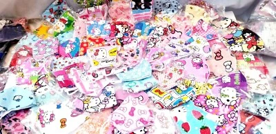 3 x PACK Face Mask lot HK ADULT cat Melody hello kitty Badtz Maru Keroppi Kuromi - Image 1 of 4
