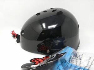 Triple Eight Sweatsaver Multi Sport Helmet Black & Carolina Blue XS/S Skate Gear - Picture 1 of 5