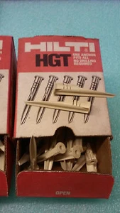 "Lote de 4, Nuevo PANEL DE YESO HILTI HGT, Colgador de Ancla de Mampostería 000330339 2"" Longitud 3/8" - Imagen 1 de 5