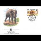 FDC WWF - Cambodge (1401) - L'éléphant de Malaisie