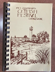 Vtg 1984 Catfish Festival Cookbook Des Allemands Louisiana Cajun 308 pgs - Picture 1 of 12