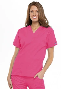 Cherokee Workwear Originals Women's V-Neck Scrub Top | 4700 - Picture 1 of 79