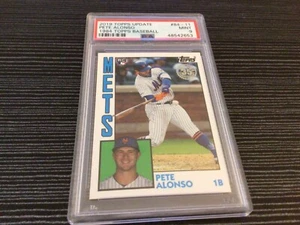 2019 Topps Update 1984 Topps Pete Alonso RC #84-11 PSA 9 - Picture 1 of 3