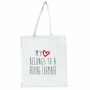 My Heart Belongs à Une Conduite Examiner - Grand Fourre-Tout Shopping Sac - Picture 1 of 1