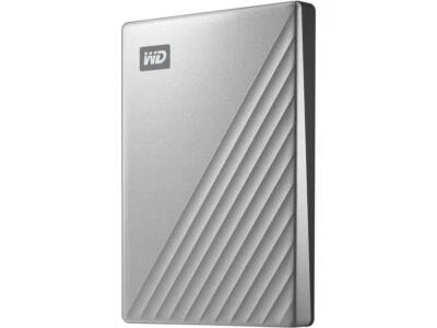 WD 1TB Silver My Passport Ultra Portable Storage External Hard Drive USB-C for P - Image 1 of 4