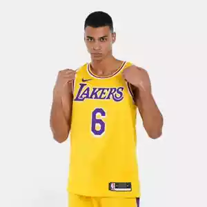 LeBron James Jersey Los Angeles Lakers Men's Nike NBA Icon Edition 2XL New - Picture 1 of 4