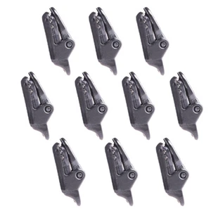 10 Pcs Tent Lock Grip Tent Fastener Clips Small Clamp Tarp Awning Clips - Picture 1 of 12
