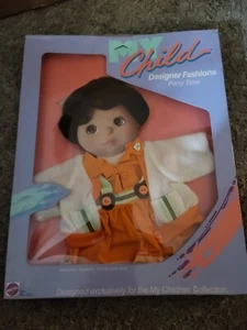 Vintage 1985 Mattel My Child Party TIME Doll Fashions #1225 sweater shorts shNEW - Picture 1 of 3