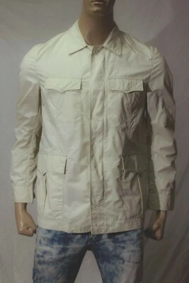 Auténtica Chaqueta Ligera Aspesi Para Hombre Estilo Militar EE. UU. Grande Hecha en Italia Foto 1 de 4