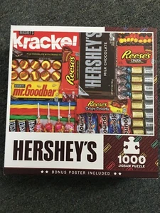 Master Pieces HERSHEYS 1000 Piece Jigsaw Puzzle NEW /Sealed - Picture 1 of 2