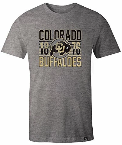 NCAA Colorado Buffaloes Adult NCAA Retro Stacked Image One Everyday Short sle Cover