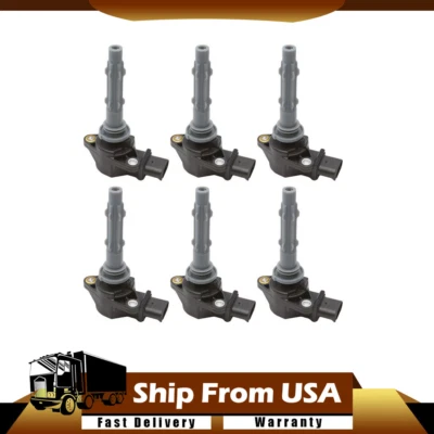 Juego de 6 bobinas de encendido Delphi GN10235 para Mercedes CLK ML E C GLK R SLK Clase WN Foto 1 de 4