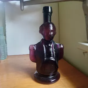 PRETTY AMETHYST WASHINGTON SIMON'S CENTENNIAL BITTERS REPRO BOTTLE OPEN PONTIL - Picture 1 of 9