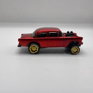 Hot Wheels '55 Chevy Bel Air Gasser in Blood Red mit Real Riders Decal Ready - Bild 1 von 6