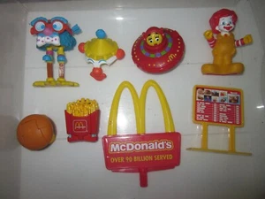Vintage McDonalds toy lot transformer Golden arches Drive thru menu Fry Guy - Picture 1 of 7