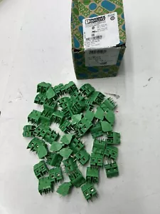 Box of 50 - Phoenix Contact Terminal Block 1720017, 2Position Fixed 24-10 AWG - Picture 1 of 9