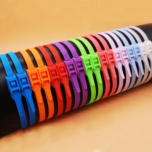 Double Lock Clasp Nylon Cable Ties Zip Ties Width 7.6mm Length 350mm Colourful - Picture 1 of 14