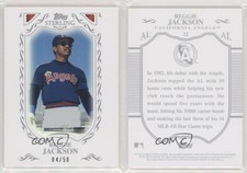 2009 Topps Sterling Framed White /50 Reggie Jackson #22 HOF