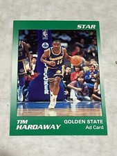 Vtg 1990-91 STAR Ad Card #NNO HARDAWAY RC GSW Heat UTEP NBA HOF NrMt/Mt PROMO SP