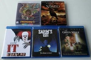 NEW ~ Stand ~ Creepshow 2 ~ It ~ Green Mile ~ Salem's ~ Blu-ray Stephen King LOT - Picture 1 of 1