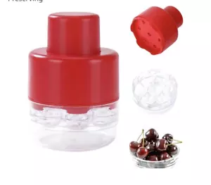 7-Hole Cherry Pitter Tool, Push-Type Cherry Seed Remover for Quick Kitchen Use - Picture 1 of 10
