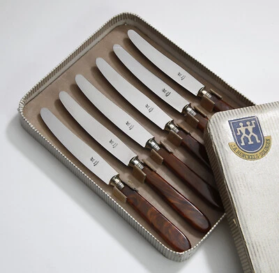 6 antike Obst-oder Buttermesser von J.A.Henckel Zwilling, Solingen - Bild 1 von 4