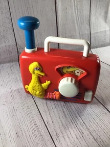 Sesame Street Big Bird Tycoon Vintage 1990 Wind Up Music Radio Box WORKS - Picture 1 of 11