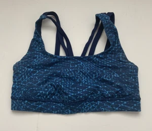 Lululemon sports bra Blue Size 6 Strappy - Picture 1 of 3