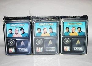 Lote de Colección de 3 Paquetes de Juego de Cartas Fleer Skybox Star Trek - Imagen 1 de 2