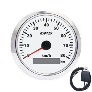 85mm Digital GPS Tacho Geschwindigkeitsmesser für Auto Boot LKW 0-80km/h - Picture 1 of 18