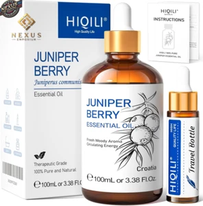 🌲 OLIO ESSENZIALE DI BACCHE DI GINEPRO 100 ML- PROFUMO DELLA NATURA SELVAGGIA🌲 - Foto 1 di 12