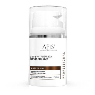 Apis Coffee Shot Bio-Revitalising Eye Mask Caffeic Acid and Coffee Seed Oil 50ml - Image 1 of 2