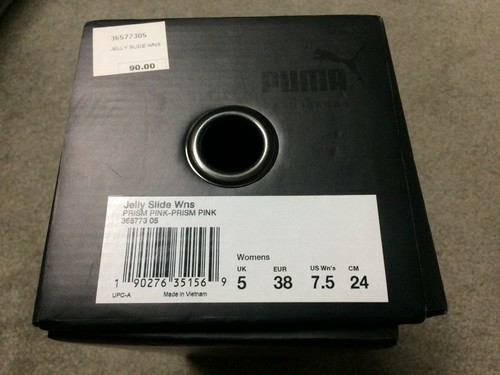 Nuovi sandali infradito PUMA NUOVI CON ETICHETTE DONNA RAGAZZA RIHANNA SLIDES ROSA JELLY 7 5 $80