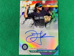 2016 Bowman's Best Best of '16 Autographs Refractors #B16DJ Drew Jackson Seattle - Picture 1 of 1