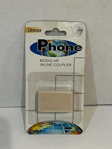 Uninex Phone Modular Inline Coupler TA103IV Line Cord, New Sealed - Picture 1 of 3