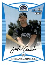 2008 Bowman Prospects #BP77 Jordan Czarniecki