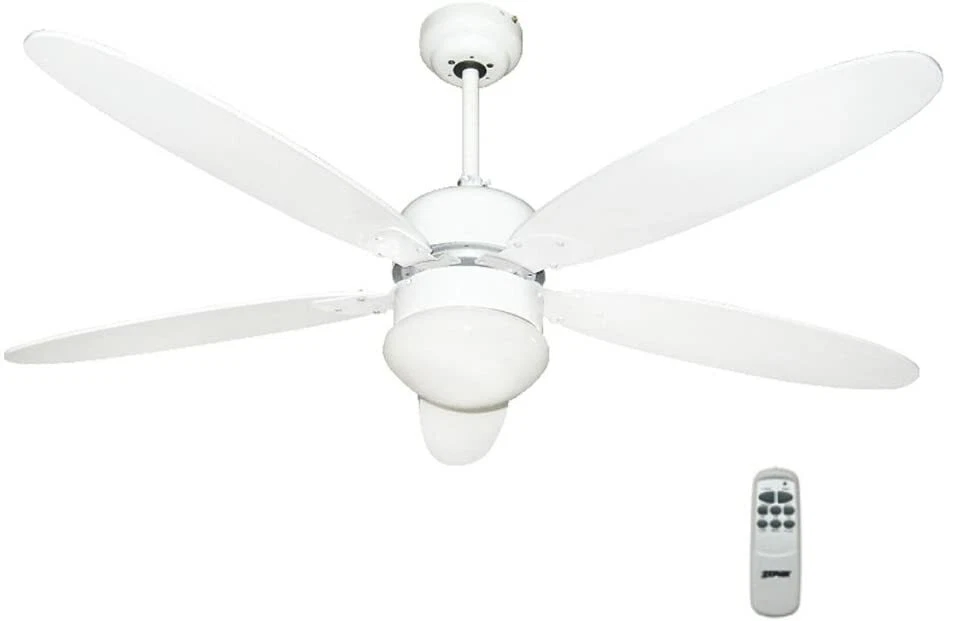 Ventilatore da Soffitto Zephir ZFR9111B – Con Lampada, Colore Bianco  - Immagine 1 di 1