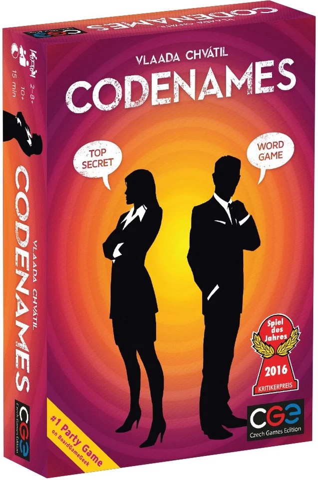 Czech Games Vlaada Chvátil Codenames Board Game - 00031CGE