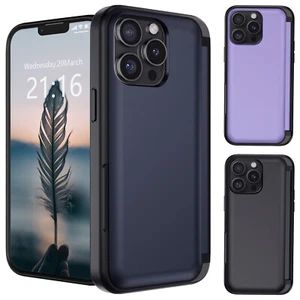 Funda con soporte para tarjeta híbrida a prueba de golpes para iPhone 13 Pro Max/13 Pro/13 - Imagen 1 de 30