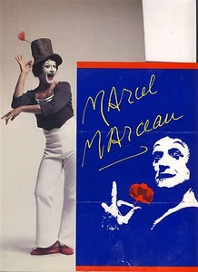 1992 Marcel Marceau Program & Flyer - World's Greatest Pantomimist - Bild 1 von 6